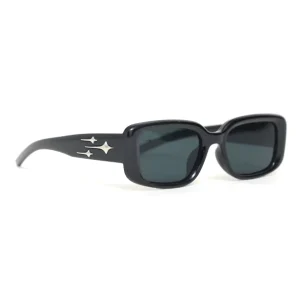 Classic Black Rectangular Sunglasses
