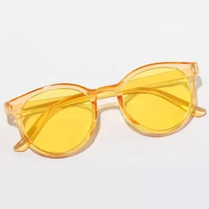 Yellow Round Frame Glasses
