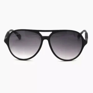 Round Shape Unisex Sunglasses in Black & Brown