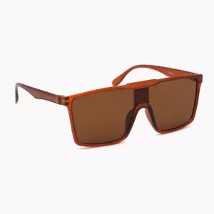 Unisex Orange Brown Sunglasses